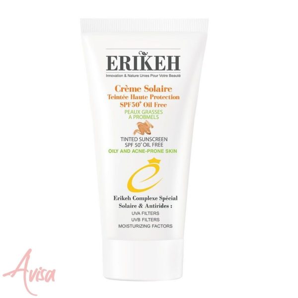 Acne-Prone SkinErikeh Sunscreen cream SPF50 Oil Free spf50 ERIKEH