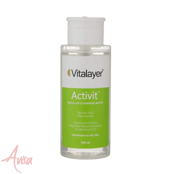 Vitalayer Activit Micellar Cleansing Water For Combination To Oily Skin