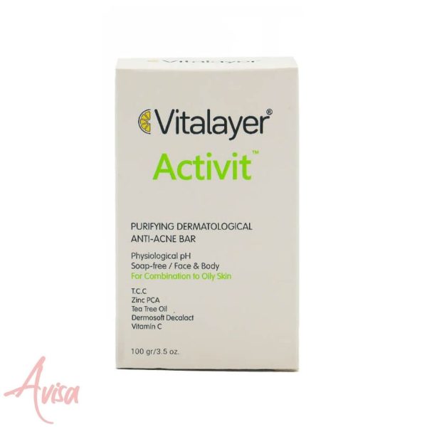 Vitalayer Activit Purifying Dermatological Anti Acne Bar 100 gr
