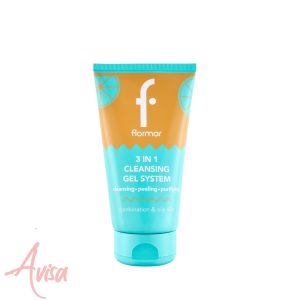 Flormar 3-purpose washing gel suitable for oily and combination skin
