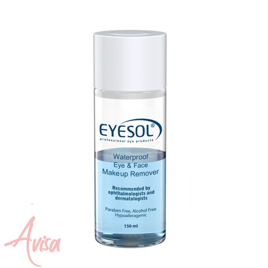 waterproof eye and face makeup remover EYESOL